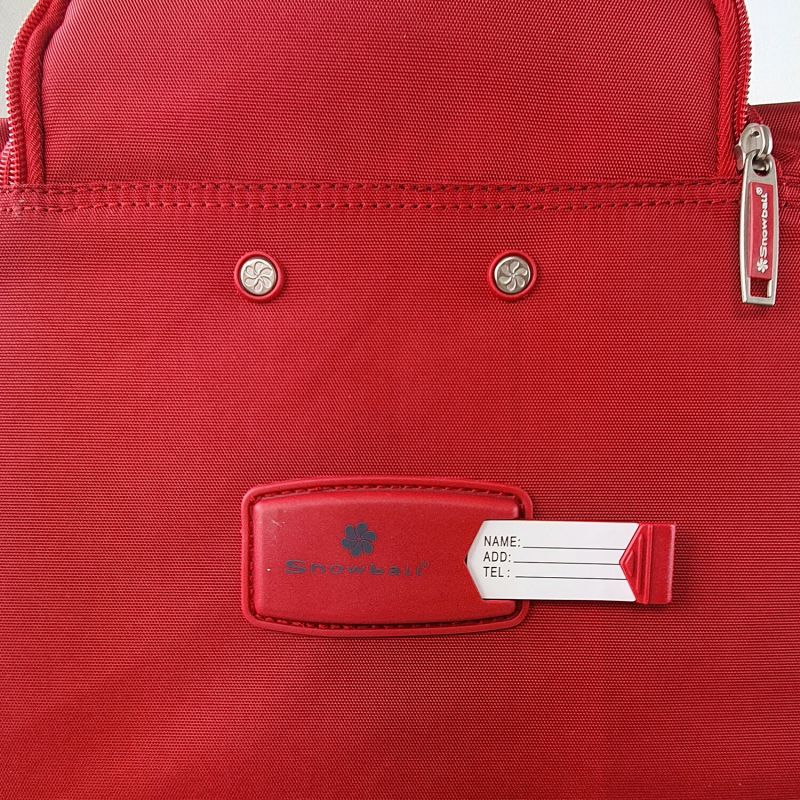 Valise souple 28105A 77 cm Rouge