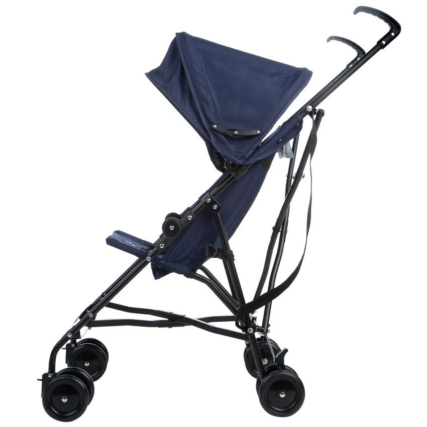 Poussette canne One Way - Bleu marine - Ecru