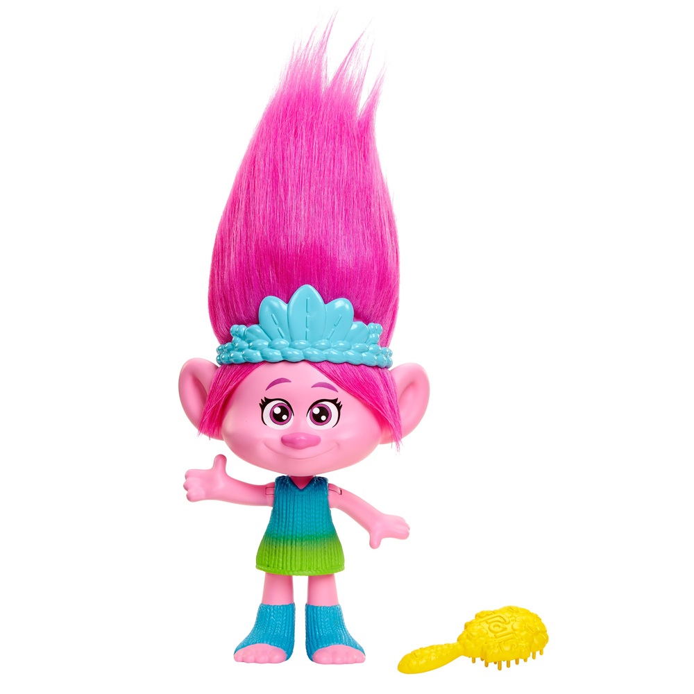 Trolls 3 Band Together Rainbow HairTunes Poppy Singing Doll