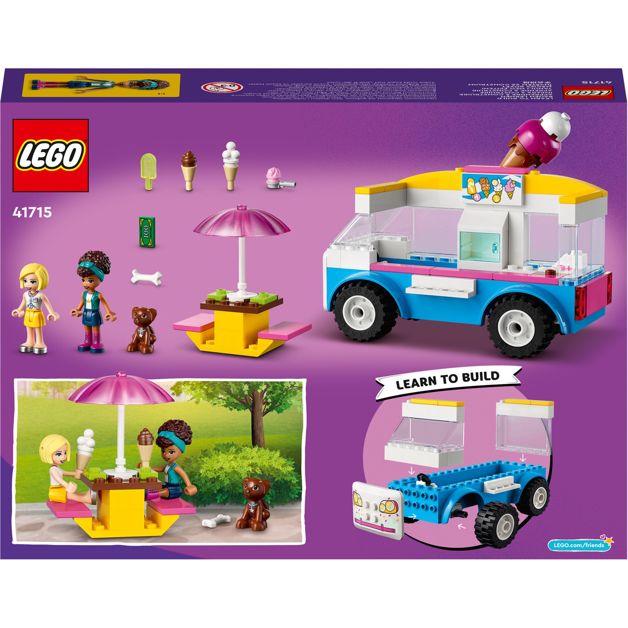 LEGO Konstruktionsspielzeug Friends Eiswagen