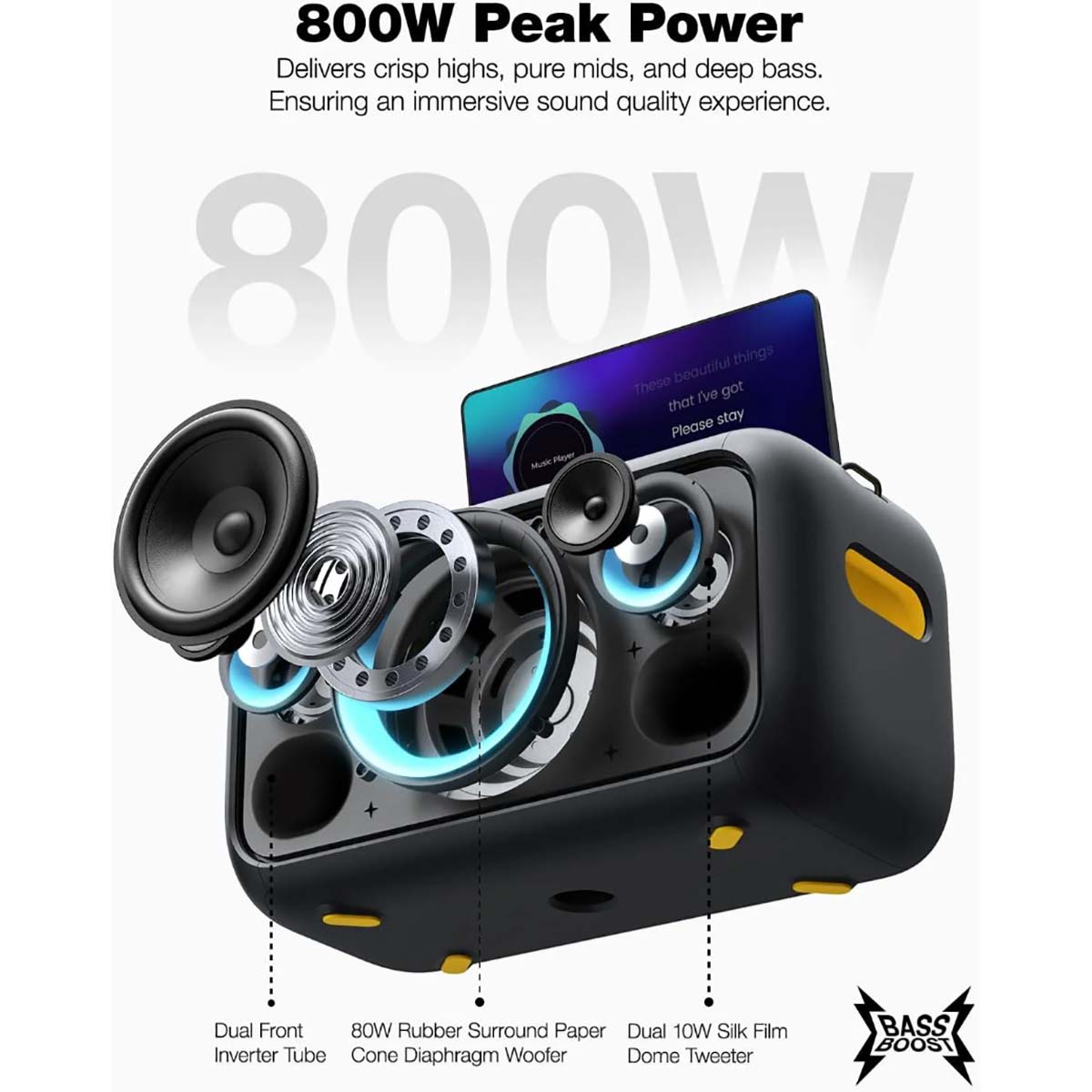 Ikarao Break X1 Party Speaker Karaoke Set