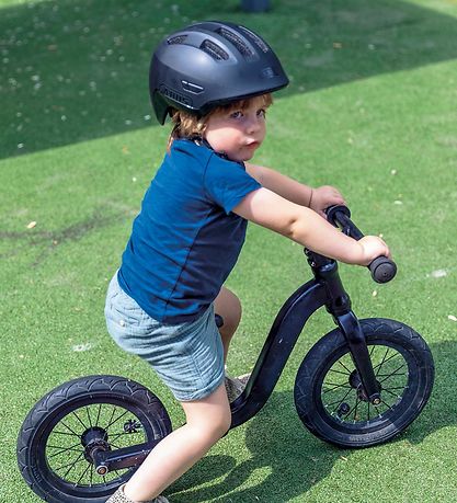 Abus Fahrradhelm - Smiley 3.0 Ace LED - Samt Black