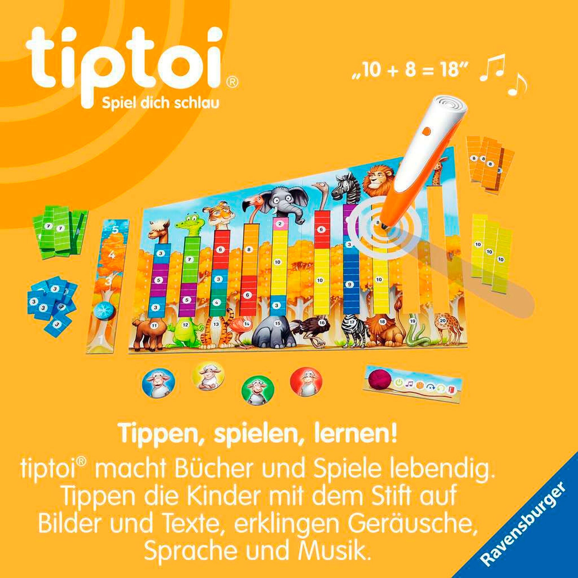 Ravensburger - TIPTOI Der verrückte Rechen-Zoo