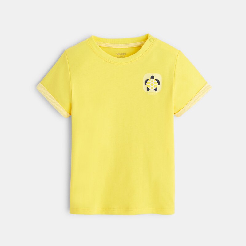 T-shirt à motif Jaune