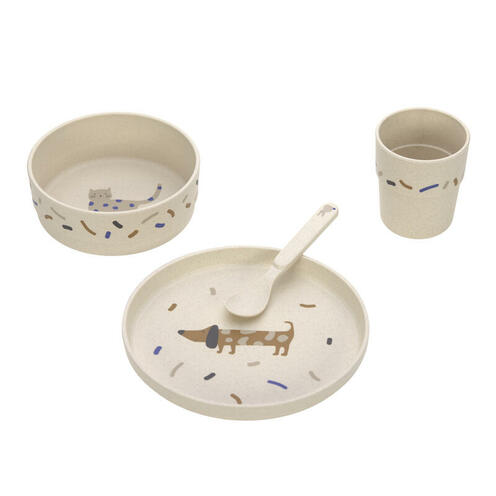 Coffret Repas Little Mateys Bleu Royal - LASSIG