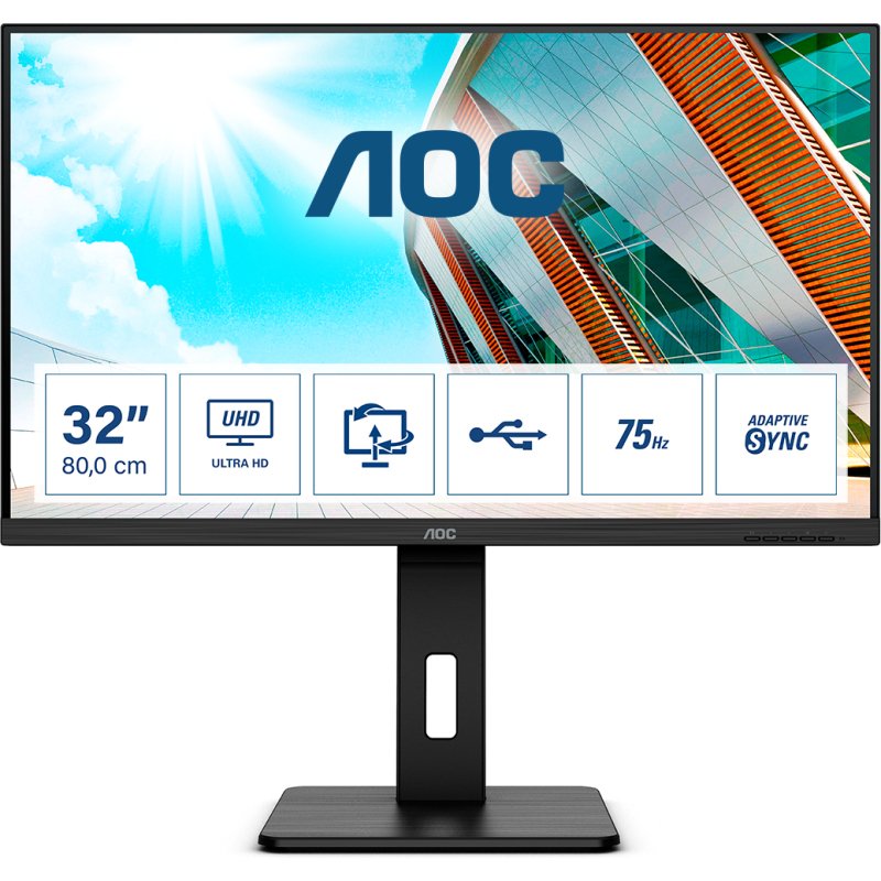 AOC P2 U32P2 écran plat de PC 80 cm (31.5