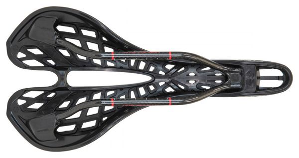 Selle Tioga Spyder TwinTail 2 Carbone Noir/Jaune