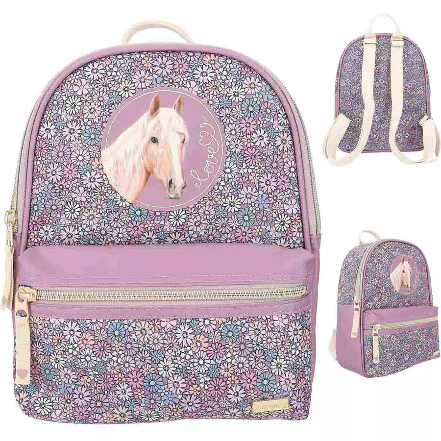 Depesche Rucksack Flowerfield Miss Melody 11 x 22 x 28 cm rosa