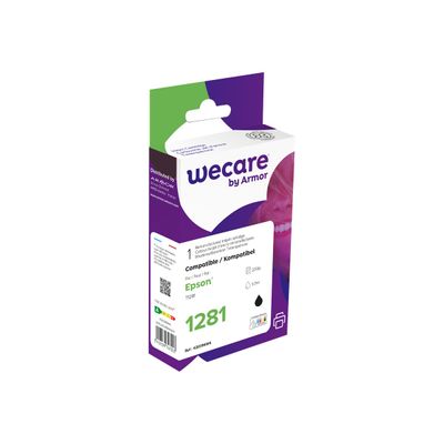 Cartouche compatible Epson T1281 Renard - noir - Wecare