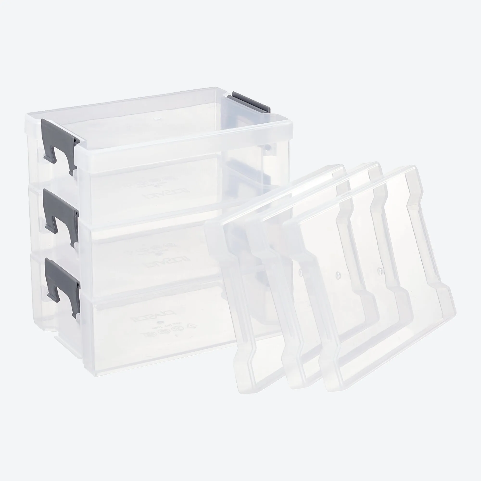 Mini-Boxen zum Stapeln, verschiedene Sets