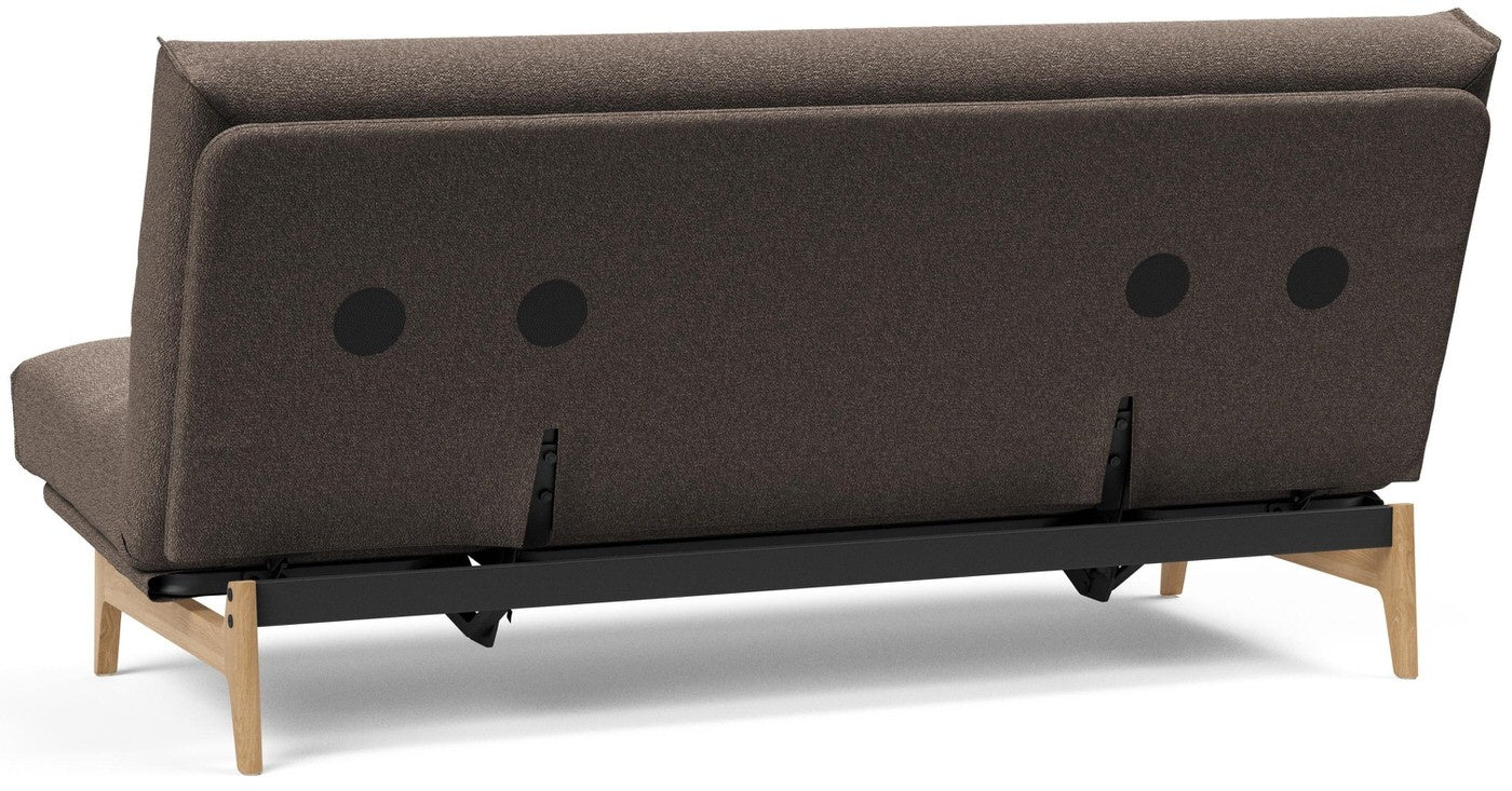 Innovation Aslak Taupe Bouclé Slaapbank 140 cm