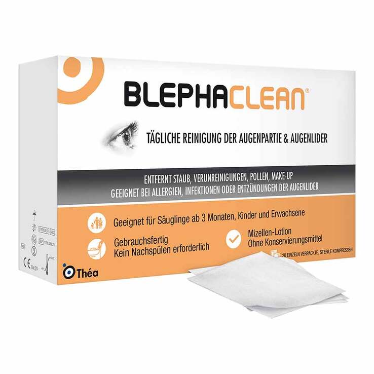 Blephaclean Kompressen sterile, 20 St