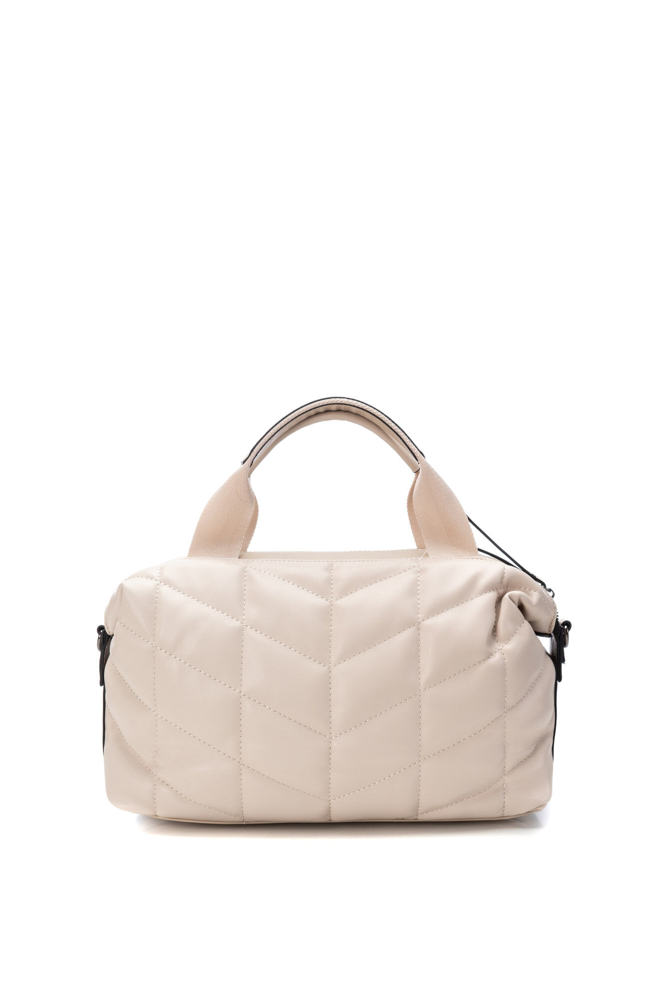 Bolsa de tecido bege para mulheres
