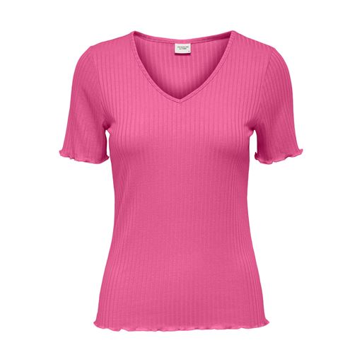 JDY Fransiska T-shirt, Shocking Pink, XS