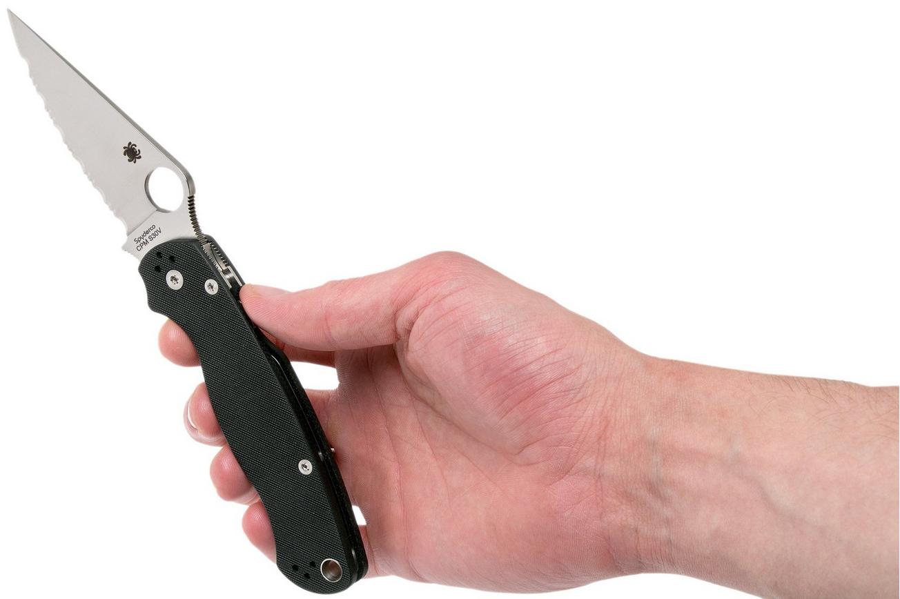 Spyderco Paramilitary 2 C81GS2 serrated zakmes