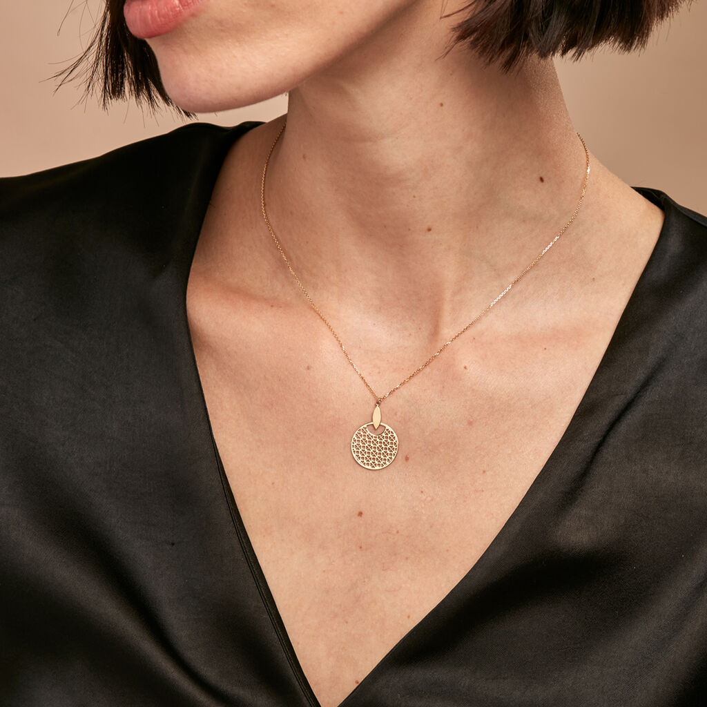 Collier Sina Or Jaune