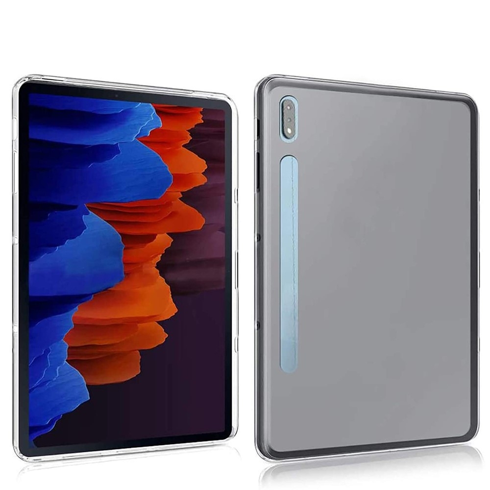 Samsung Galaxy Tab S8  Plus / Tab S7  Plus Gummi Case Hülle - Transparent