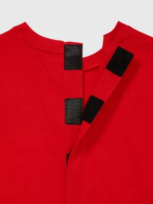 Camiseta com bordado de logotipo adaptável