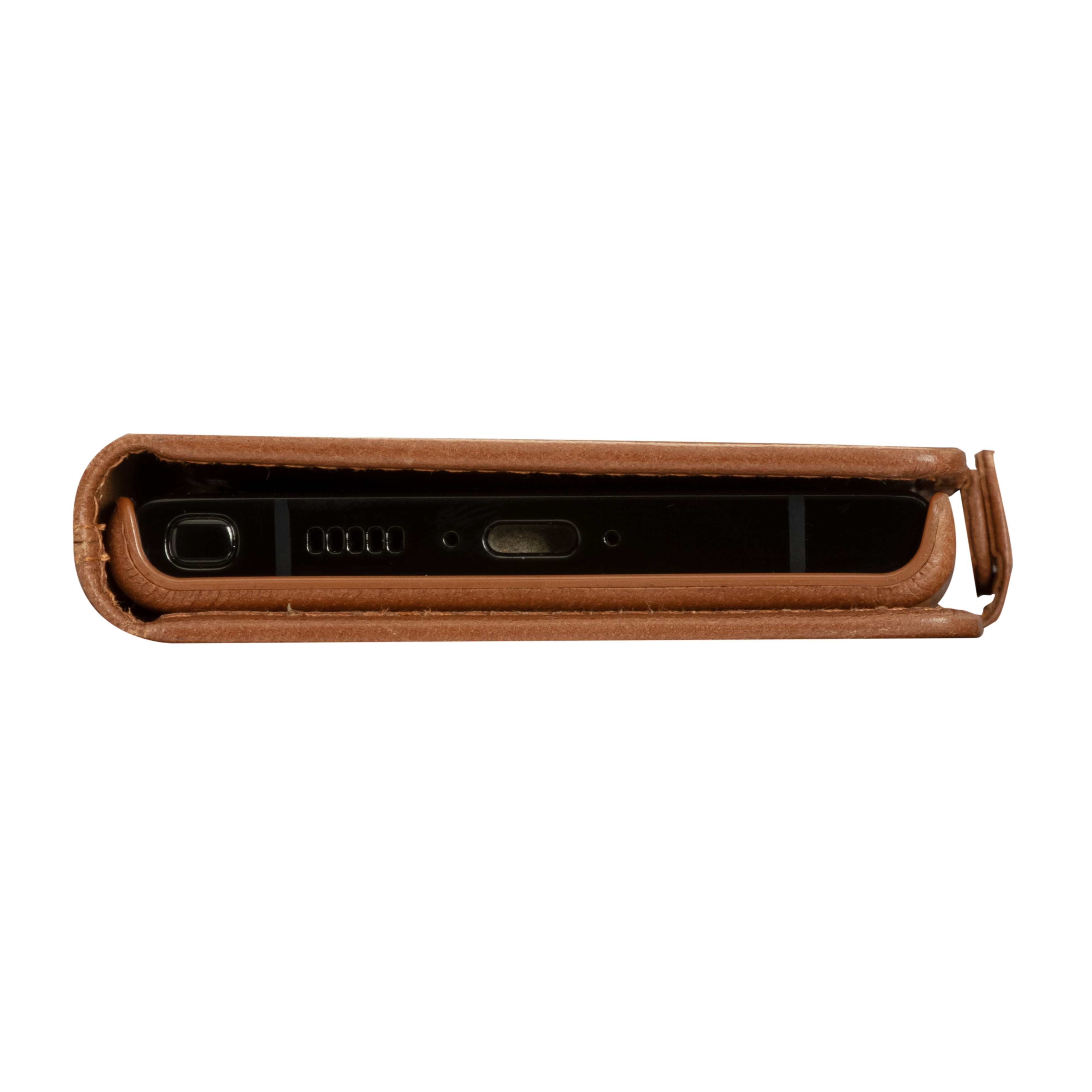 Samsung Galaxy S23 Ultra 5G 2in1 Wallet Case Echtleder Tasche mit RFID Schutz Lynge (LYSUGT001765) - Tan