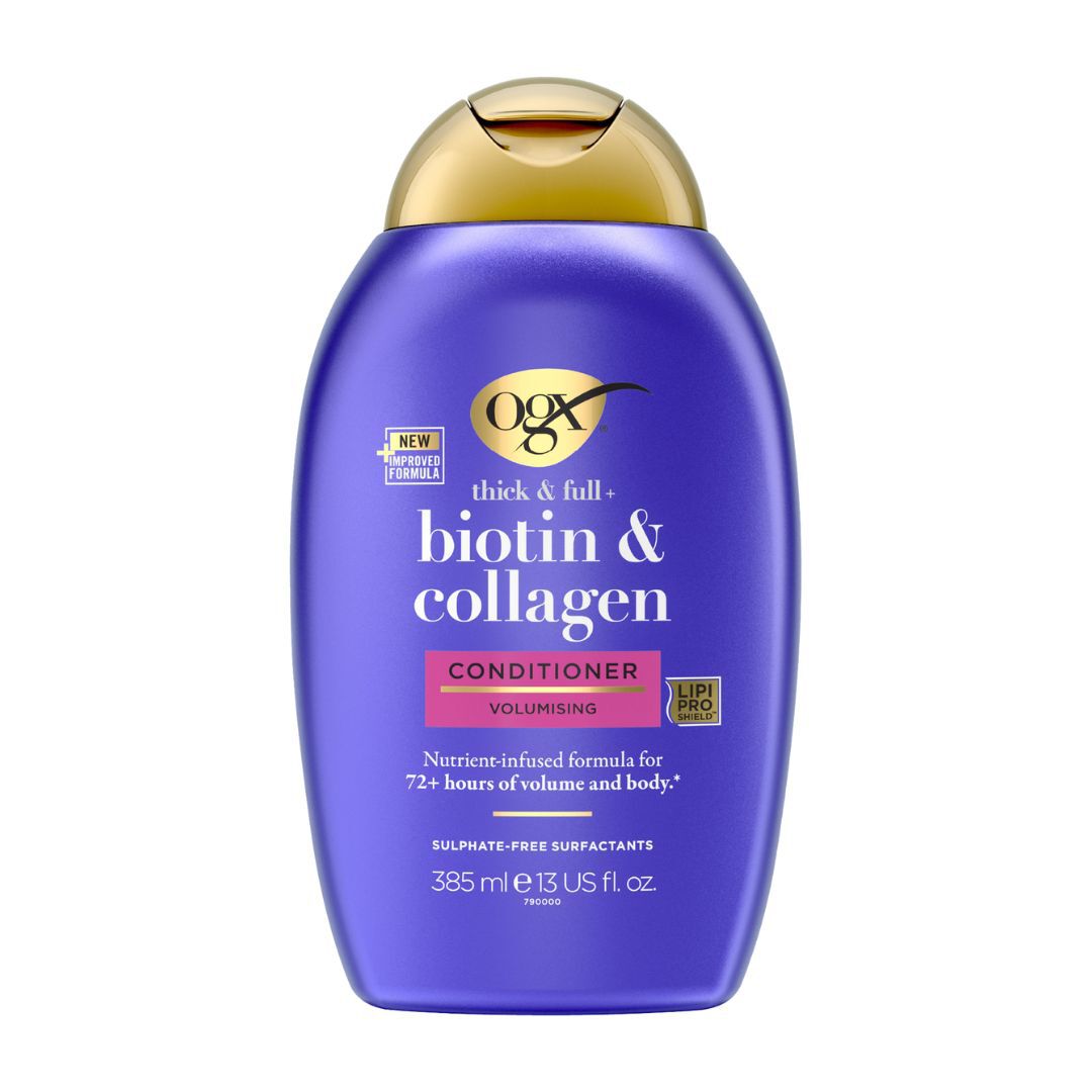 OGX Biotin Collagen Condicionador Volumizante Biotina & Colágeno - 385ml