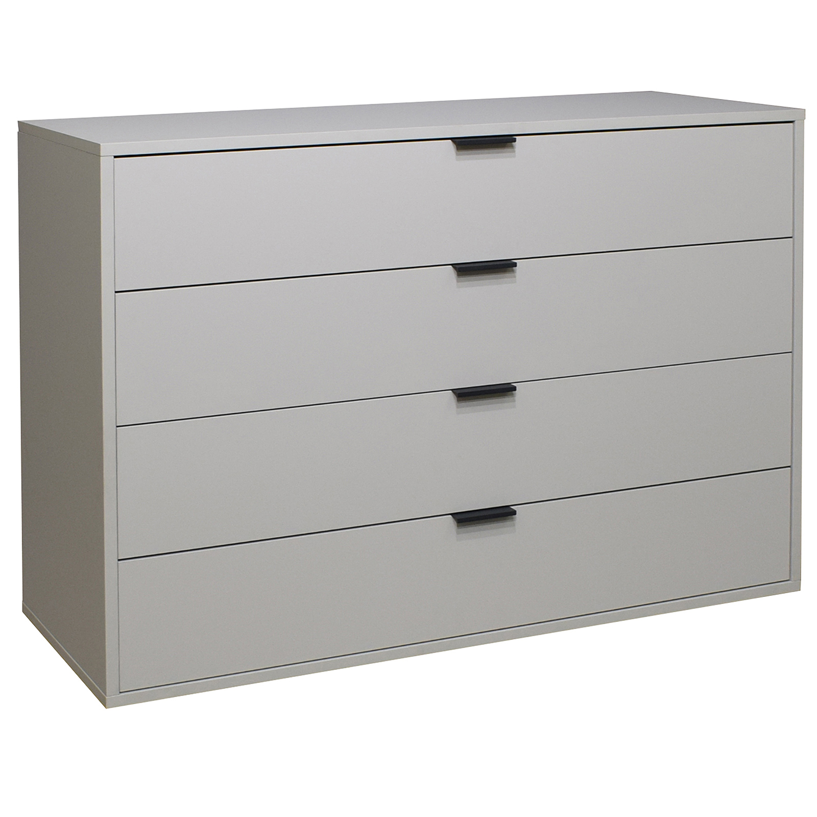 Kommode - kreidegrau matt - 119 cm