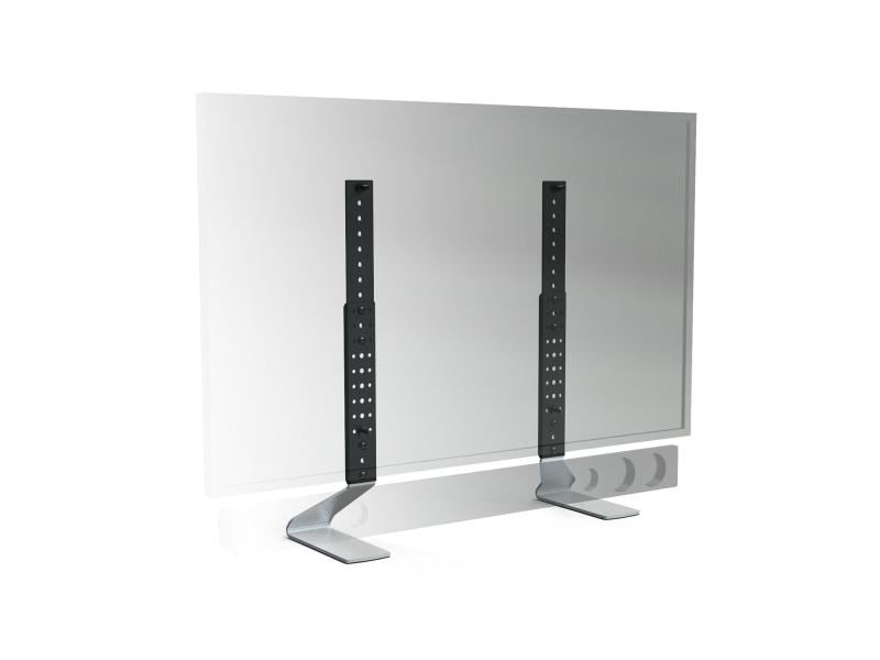 Erard Standfuss FIT-UP Schwarz/Silber Universal-Standfuss für Fernseher