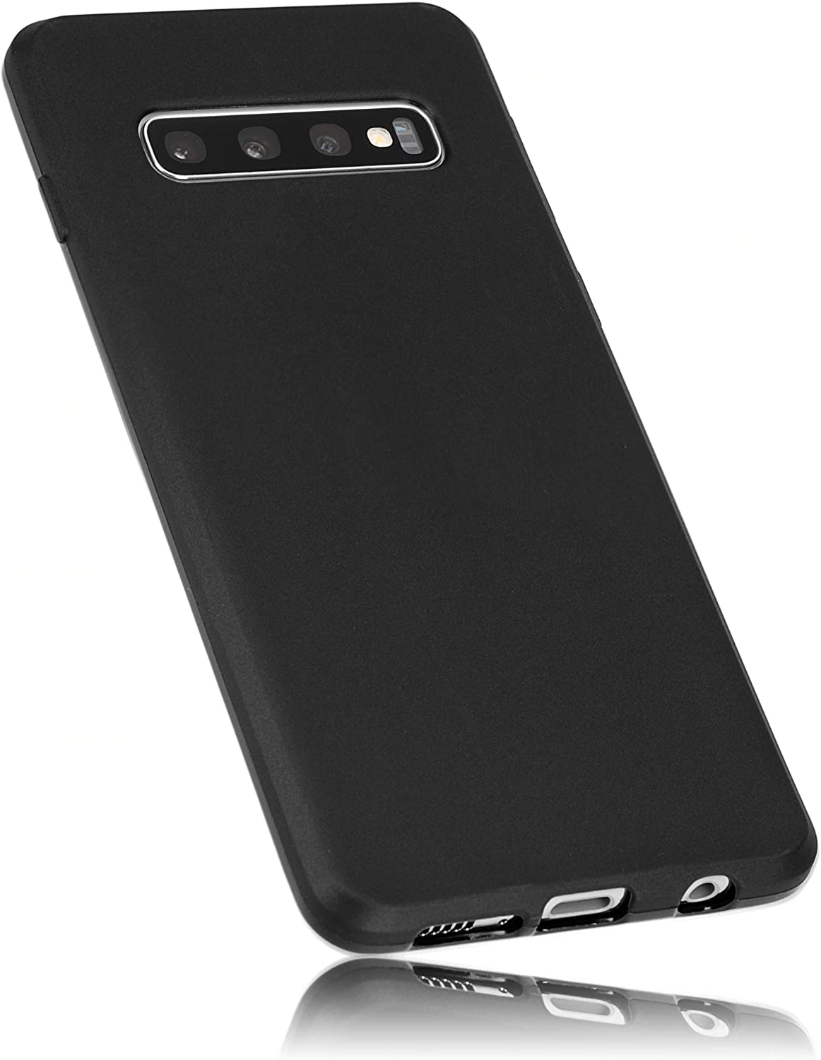 Samsung Galaxy S10 Gummi Case Hülle Matt - Schwarz