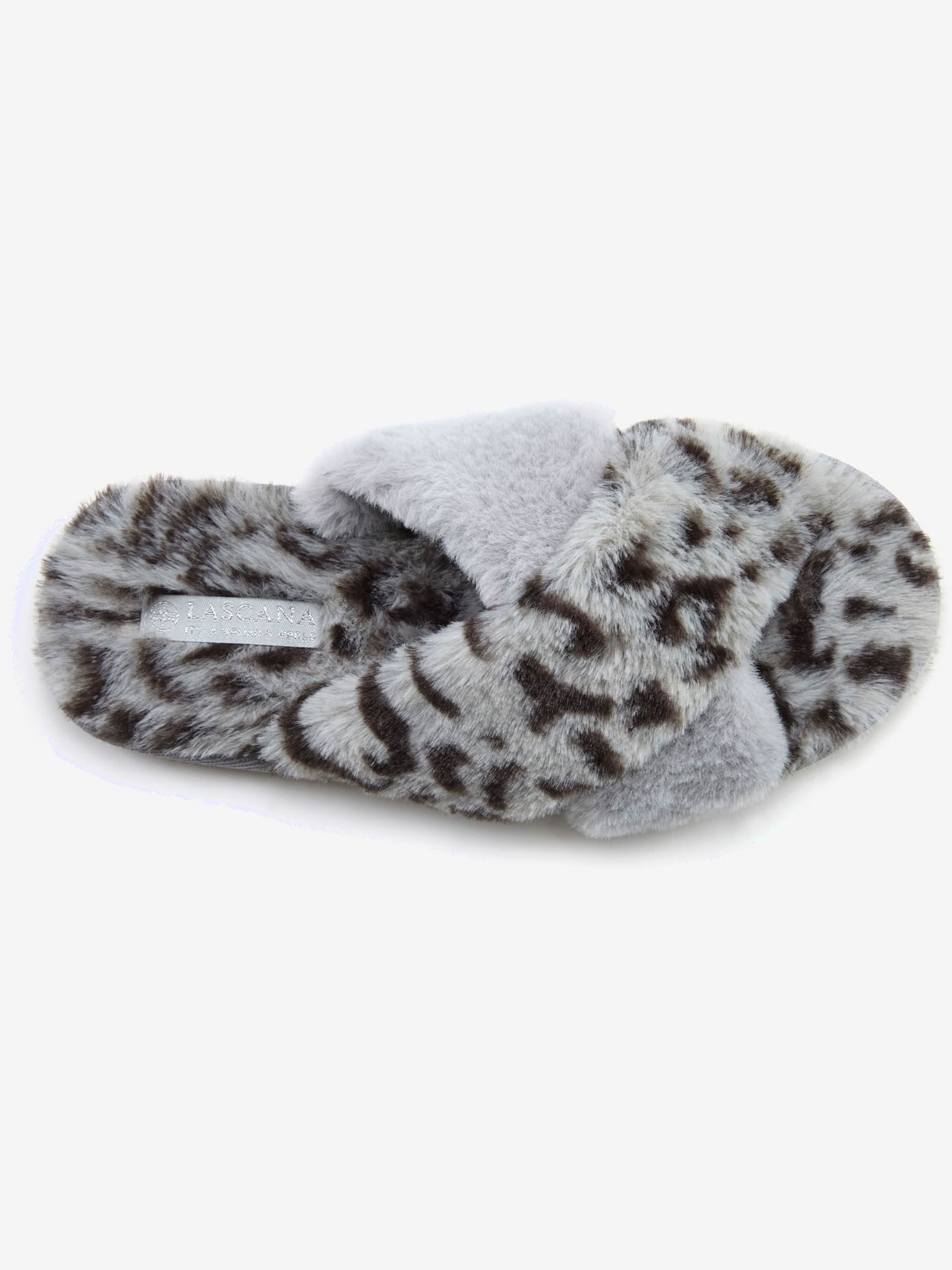 Mules imprimé léopard tendance et bande croisée confortable