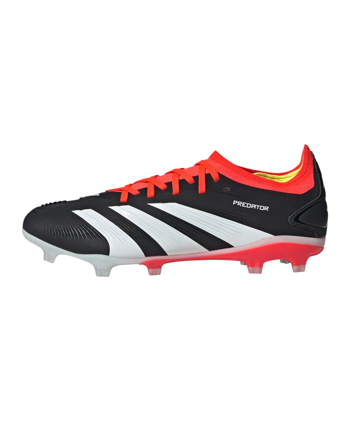 adidas Predator Pro FG Solar Energy Schwarz Weiss Rot