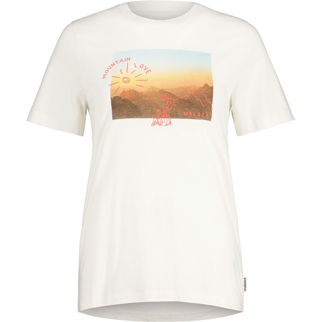 Maloja CasignanoM. T-Shirt Damen glacier milk