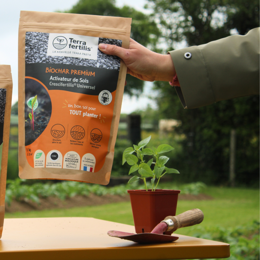Fertilisant universel à base de biochar - 1 kg