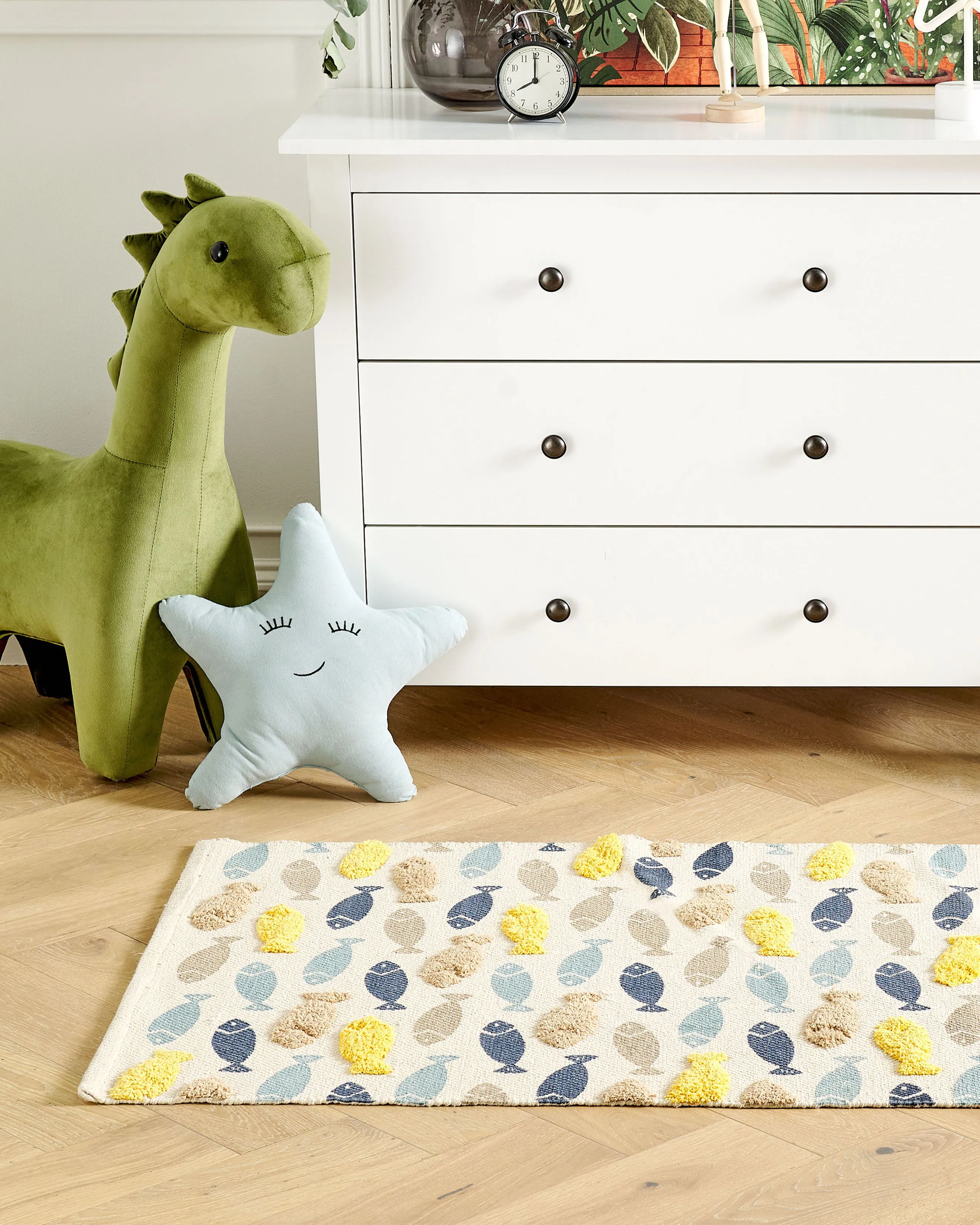 Kindervloerkleed IPUH Meerkleurig 80 x 150 cm Katoen