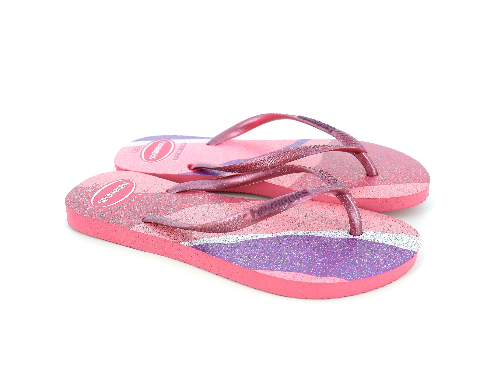 Havaianas-SLIM PALET GLOW 4145766 Plastique Rose