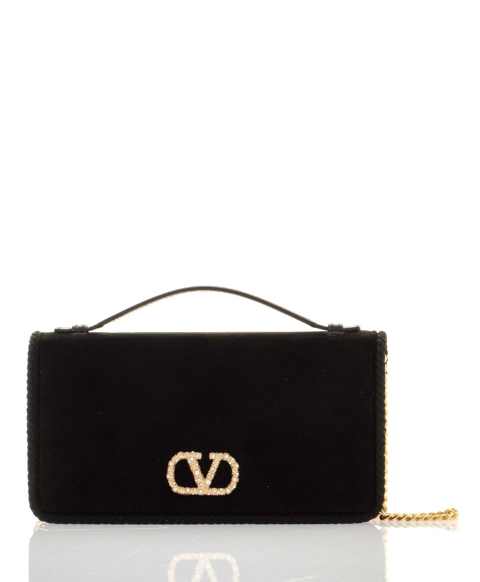 Valentino Garavani Vlogo Signature Wallet Strap
