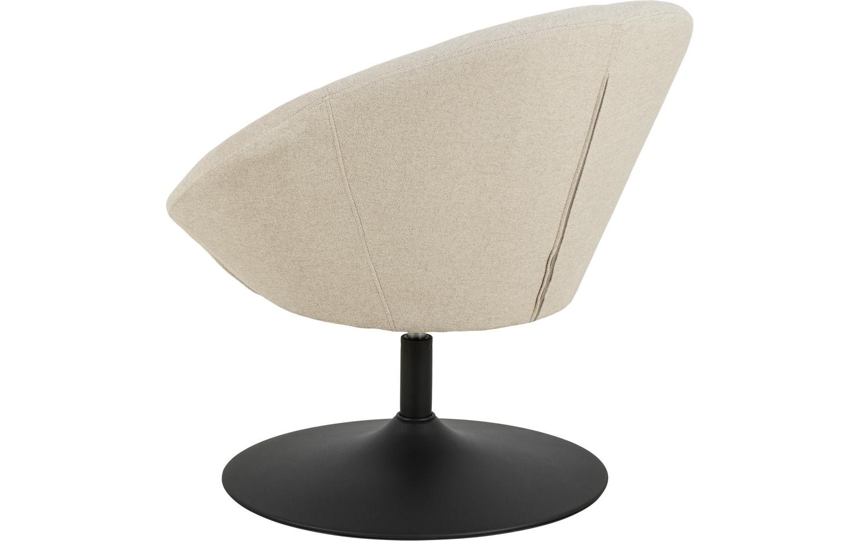 Sessel Center Beige<br>Moderner Loungesessel mit Drehfunktion