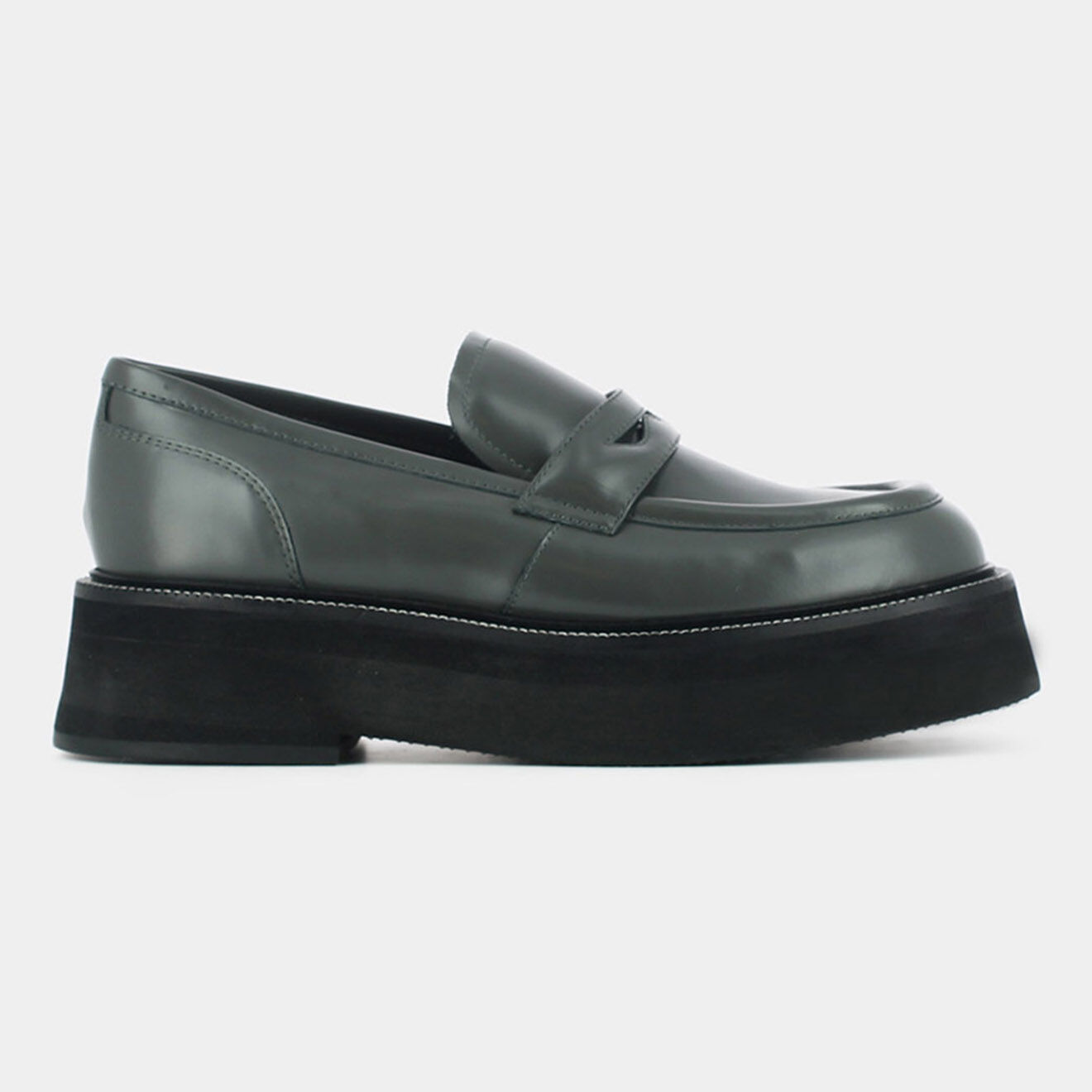 Jonak Mocassins en Cuir Daffy gris