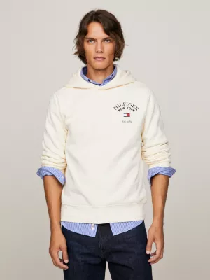 Moletom com capuz Varsity com logo arqueado
