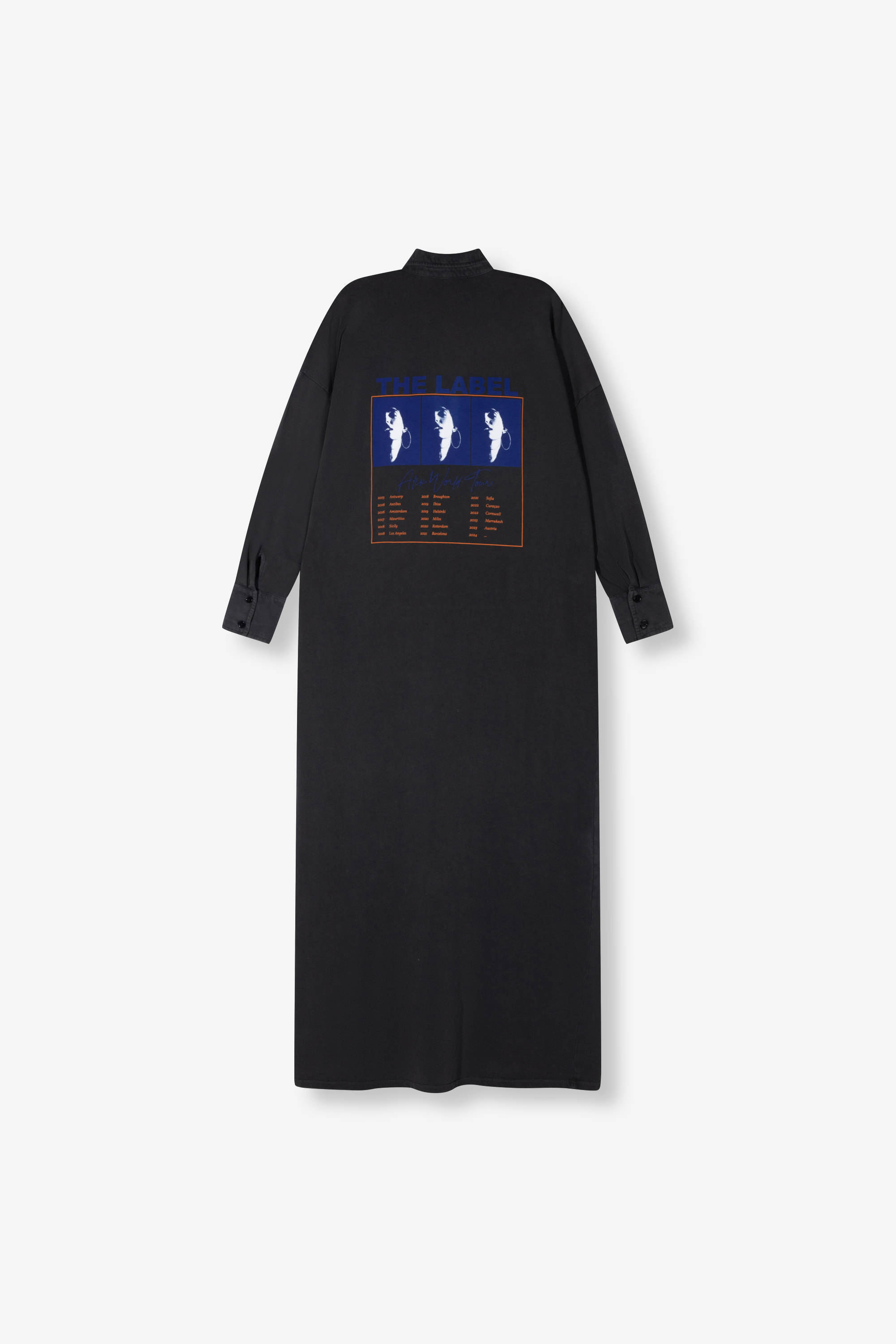Alix the Label maxi jurk grijs