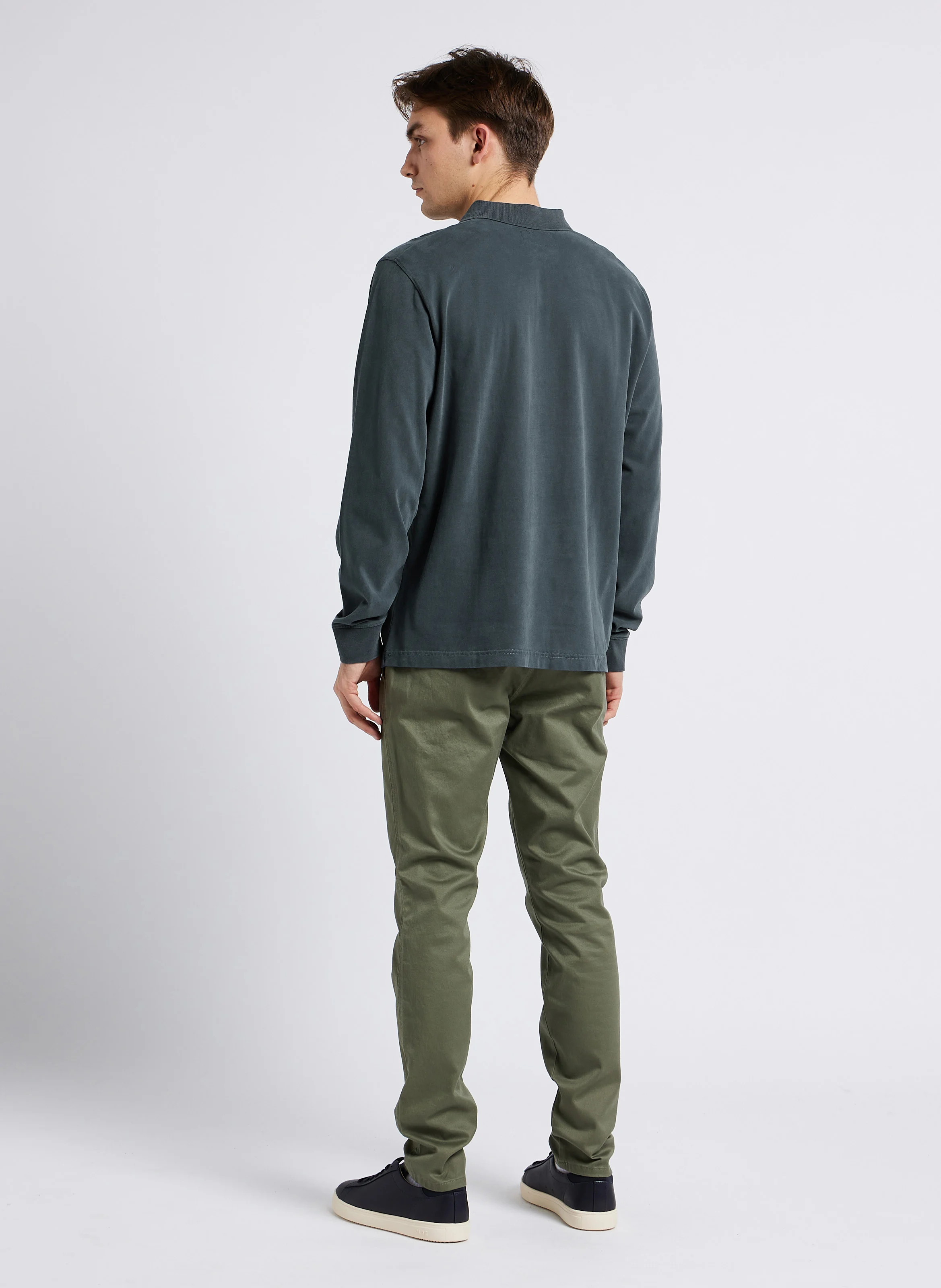Polo regular-fit en coton bio| Bleu