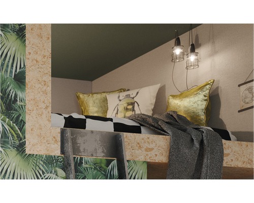 Vliesbehang 524901 Crispy Paper Planet Home Palmbladeren groen