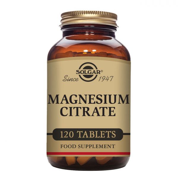 Solgar Magnesium Citrate 120 Comprimidos