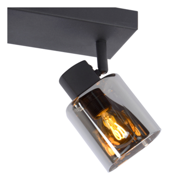 Lucide plafondspot Alion 2x25W zwart