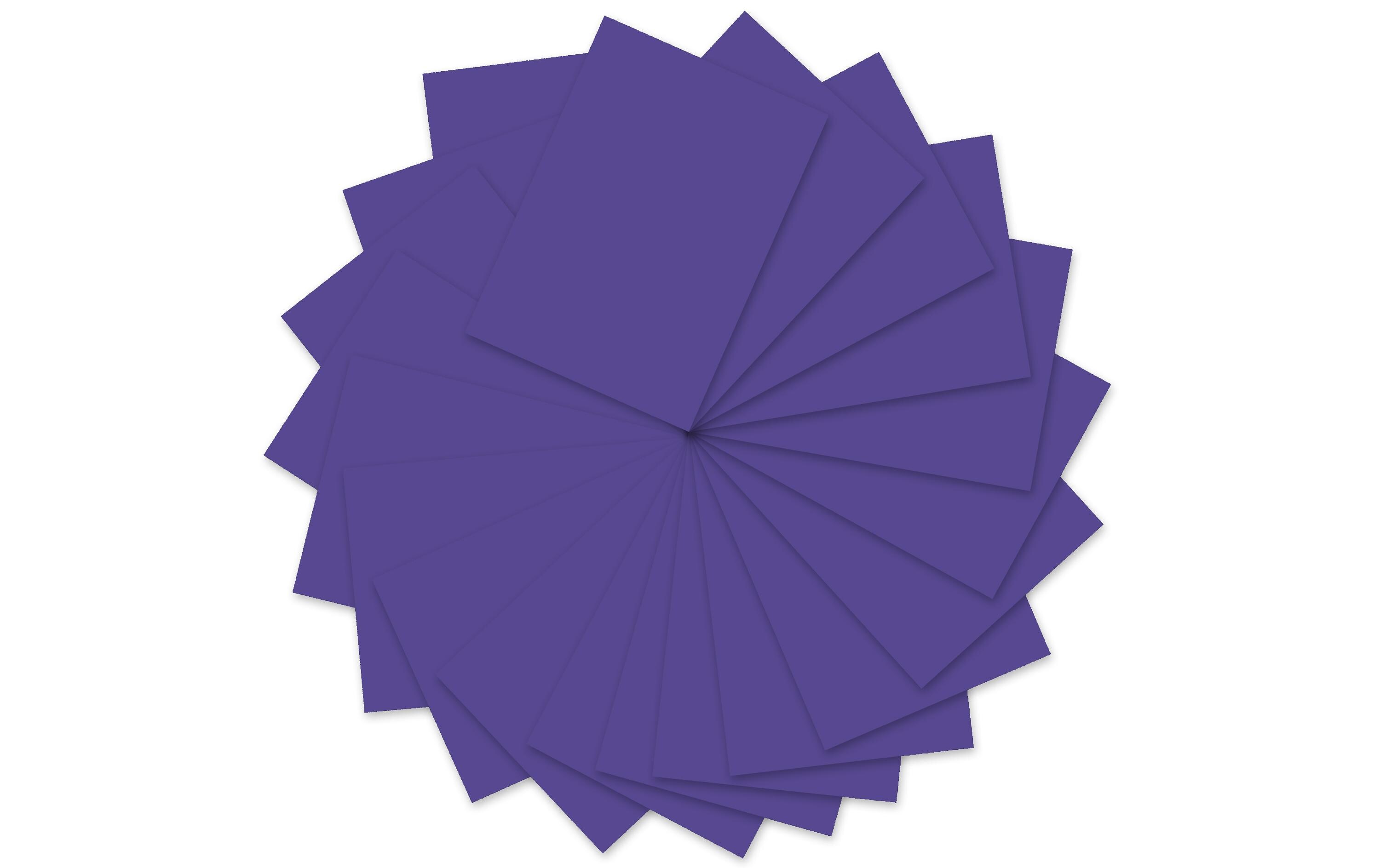 Tonzeichenpapier A4, 130 g/m², 100 Blatt, ViolettTonzeichenpapier in der Grosspackung