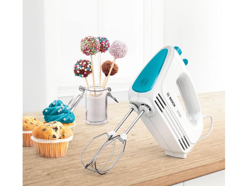 Bosch Handmixer MFQ2210D Weiss/Blau Handrührgerät