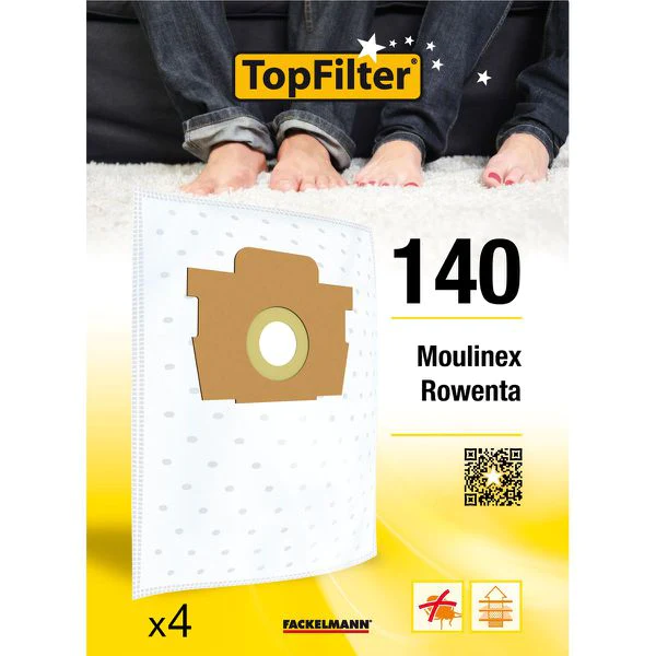 4 sacs aspirateur Rowenta Silence Force Moulinex Premium TopFilter