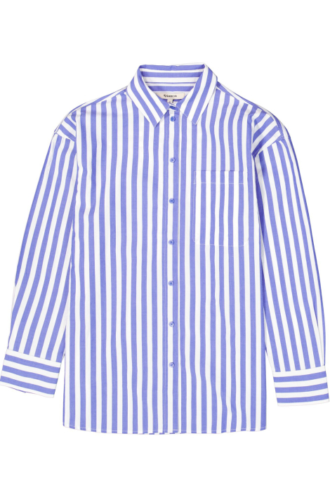 Garcia blauwe dames blouse