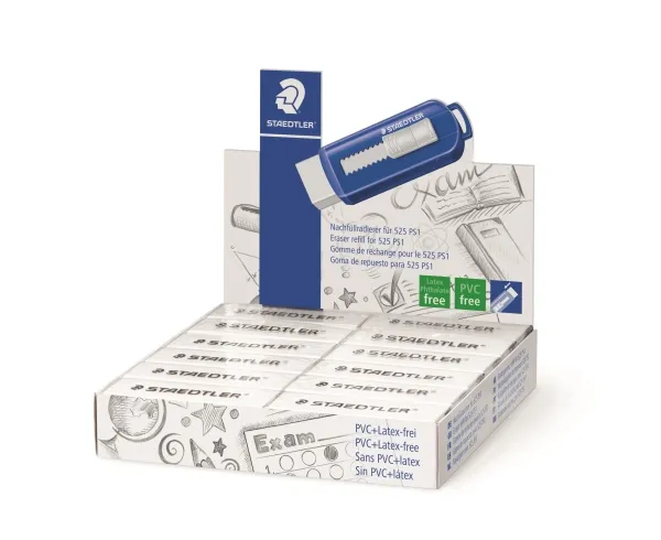 STAEDTLER - Udvisker - hvid - blåt etui