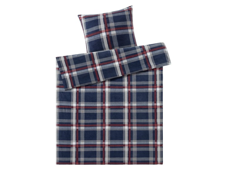 Draaibaar microvezel-fleece beddengoed 140 x 200 cm