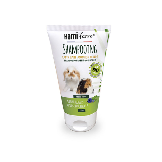 Shampooing non rincé Bio lapin et cochon d'inde poils longs