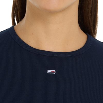 Tee-shirt à manches courtes femme Slim Essential TOMMY HILFIGER
